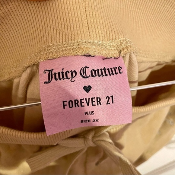 Forever 21 x Juicy Couture Rhinestone Velour Joggers​ - Picture 10 of 13